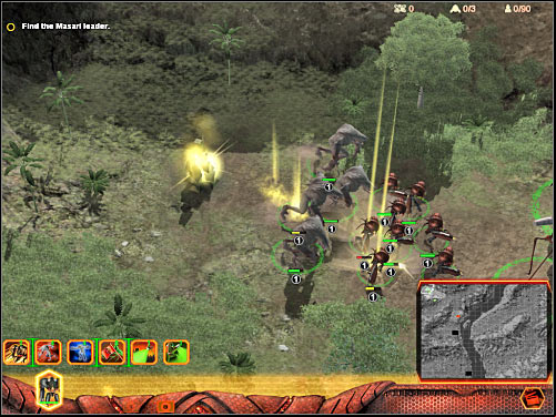 The final phase of this battle is going to be even more difficult, because once you've exterminated all enemy forces, you will have to take on Prince Zessus - Mission 5 - part 2 - Hierarchy - Universe at War: Earth Assault - Game Guide and Walkthrough