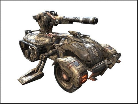 Very slow craft, but durable - Axon - Vehicles - Unreal Tournament III - Game Guide and Walkthrough