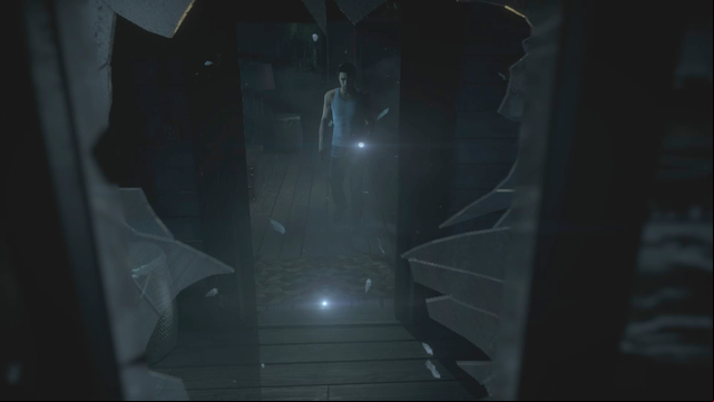 A telephone falling through the window into the cabin - Until Dawn: Episode 3 - Walkthrough - Walkthrough - Until Dawn Game Guide & Walkthrough