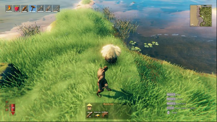 After finding the queen bee, equip your character with a hammer and then go to the Crafting tab - you'll find a new building, the Beehive, which you can place near the Workbench - Valheim: Honey - how to produce it? - Raw materials - Valheim Guide
