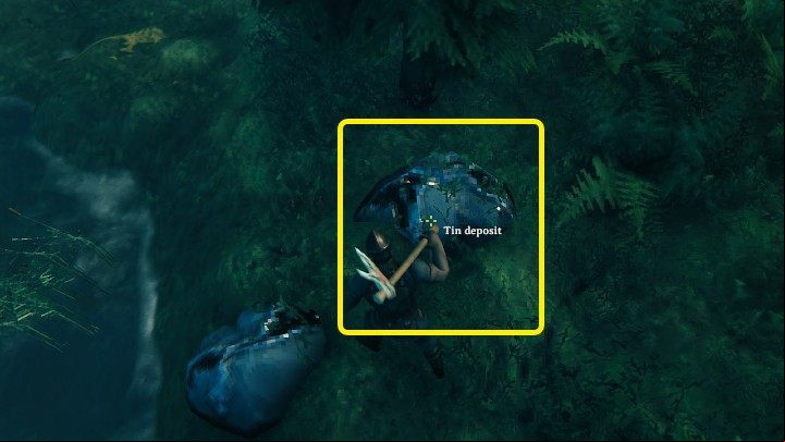 Tin deposits are small stone-like deposits found near water - Valheim: Mining and smelting of metals - guide & tips - Basics - Valheim Guide