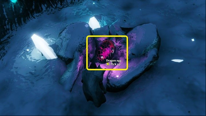 Dragon eggs can be found in the Mountains biome - they are in nests - Valheim: Dragon egg - how to get it? - Raw materials - Valheim Guide