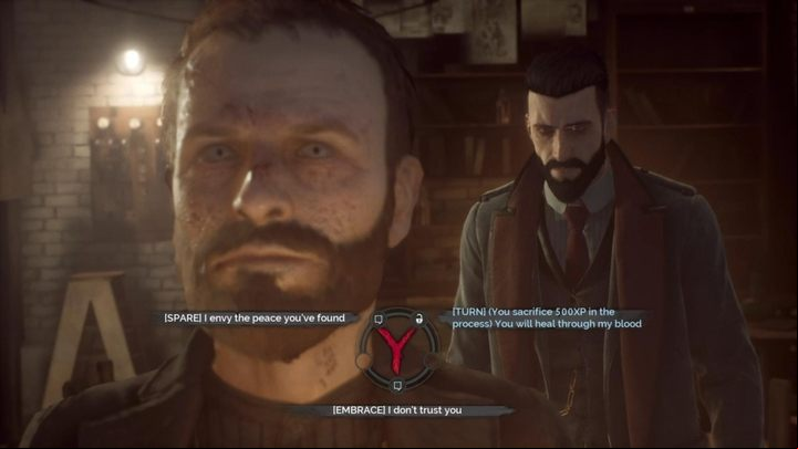 Like with Dorothy, you have three choices - What should I do with Sean Hampton in Vampyr? - Important decisions - Vampyr Game Guide