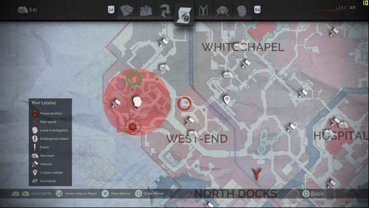 The second part of the will. - Investigations in West End - West End - Vampyr Game Guide