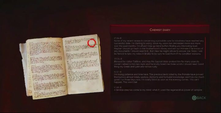 Commentary: Give all the notes to Mason Swanbrough - How to find all Braille notes in Vampyr? - FAQ - Vampyr Game Guide