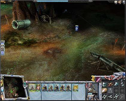One of the last Skaven regiments defending second crystal. - Mission 3: Rats' cave - Imperial Campaign: Act II - Warhammer: Mark of Chaos - Game Guide and Walkthrough