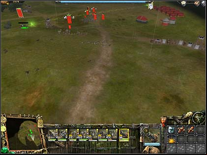 The cannon shooting at Elven mage - Mission 4: Searching for an Elven mage - Chaos' campaign: Act II - Warhammer: Mark of Chaos - Game Guide and Walkthrough