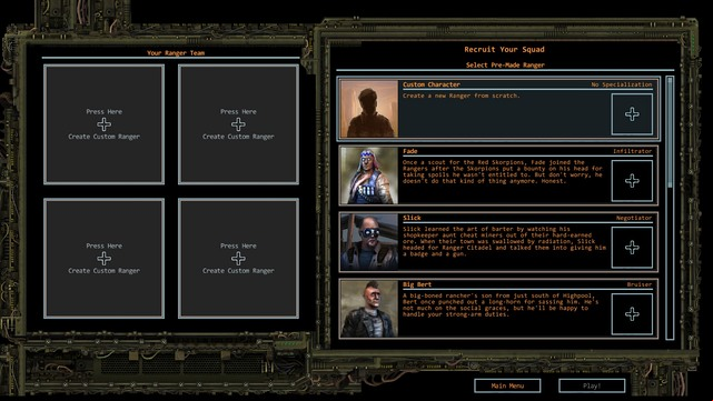 The party may consist of up to four . - Party forming | Character development - Character development - Wasteland 2 Game Guide & Walkthrough