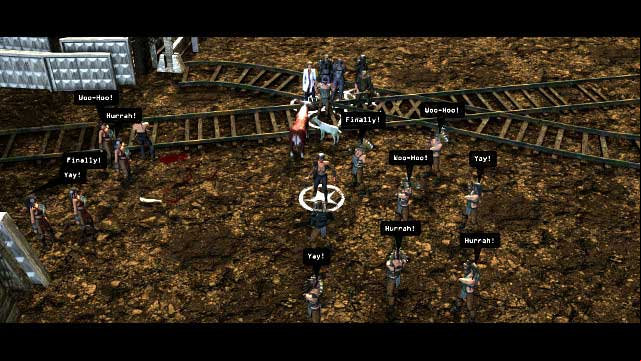 Everyone will be very happy - Find a way to resolve the conflict between the Topekans, and the Atchisonians | Rail Nomad Camp - quests - Rail Nomad Camp - quests - Wasteland 2 Game Guide & Walkthrough