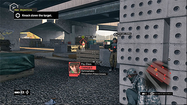 Some sort of a handicap is the fact that there are no cameras around, thanks to which you could locate the mission target easily - Hideouts - Mad Mile | Gang Hideouts - Gang Hideouts - Watch Dogs Game Guide