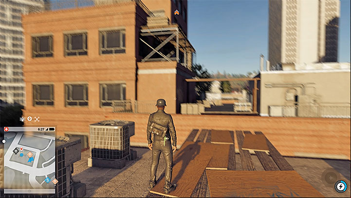 Make the jump and reach the scaffold - Paint Job (graffiti mission) | Side Operations - Side Operations - Watch Dogs 2 Game Guide