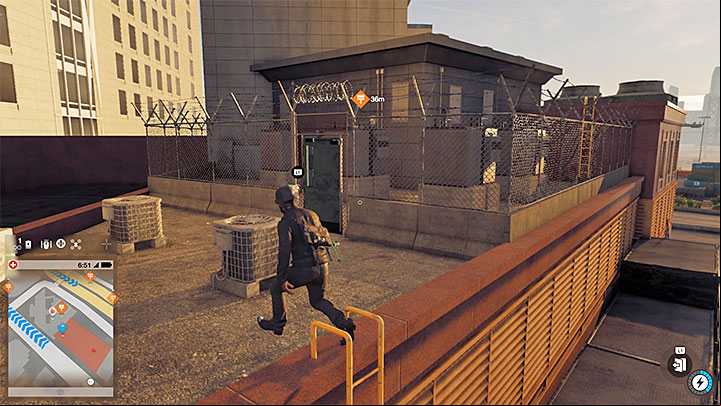 Avoid or neutralize the enemies and reach the newly unlocked gate - Paint Job (graffiti mission) | Side Operations - Side Operations - Watch Dogs 2 Game Guide