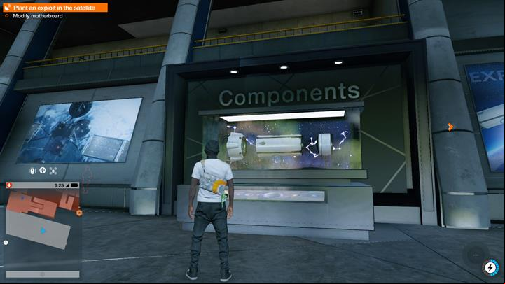 Climb on the exhibit, and reach the restricted zone - Hack teh world | Main Operations - Main Operations - Watch Dogs 2 Game Guide