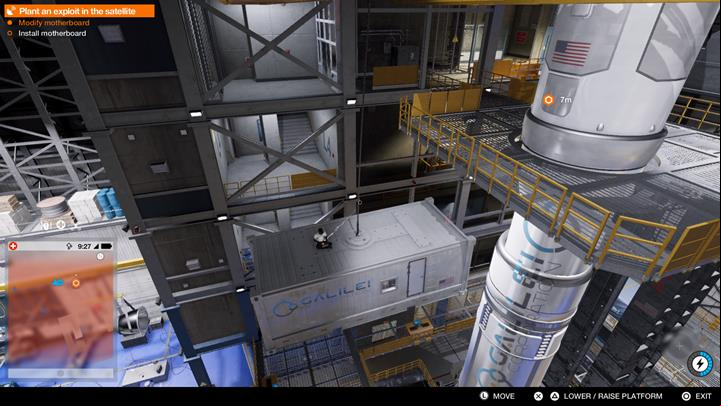 Reach the top of the rocket, and plant the motherboard - Hack teh world | Main Operations - Main Operations - Watch Dogs 2 Game Guide