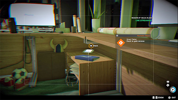 You have to hack the tablet in the office - Pink Slips (pharmaceutical company mission) | Side Operations - Side Operations - Watch Dogs 2 Game Guide