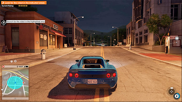 Stay in each blue area until the search is concluded - Driver San Francisco optional missions - Side Operations - Watch Dogs 2 Game Guide