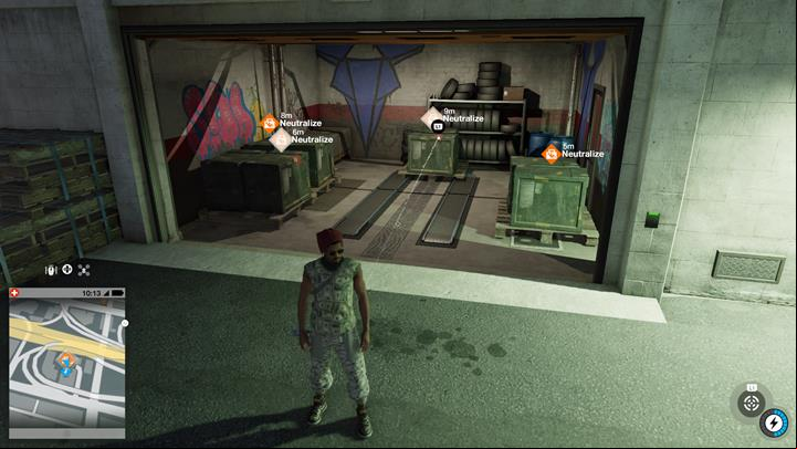 Destroy the crates with explosives - Rodentia Academy | Side Operations - Side Operations - Watch Dogs 2 Game Guide