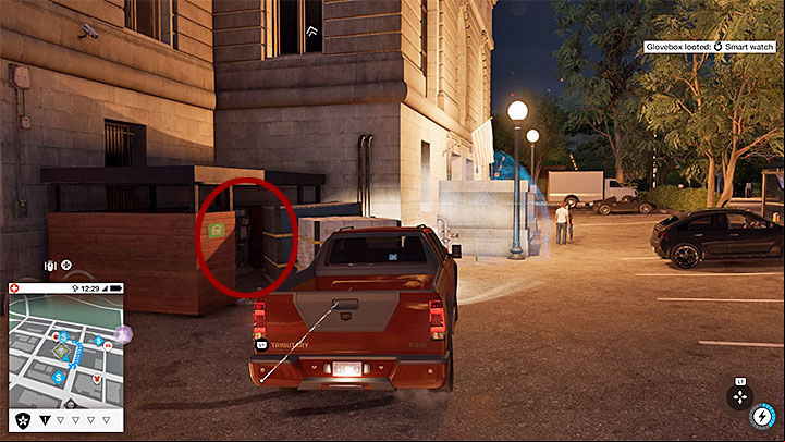 Begin near a big building, and locate a small area with various boxes (visible on the screenshot) - Key data - locations from 1 to 12 - Collectibles - Watch Dogs 2 Game Guide