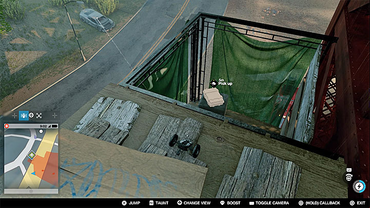 Once you jump to the scaffolding, reach the outermost end - Key data - locations from 1 to 12 - Collectibles - Watch Dogs 2 Game Guide