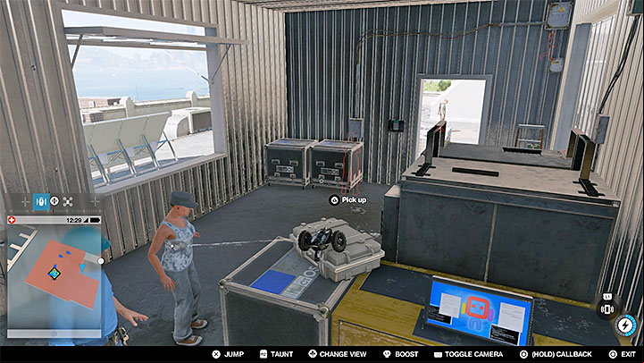 The enemies guarding the area on the roof can be eliminated thanks to hacking and environmental attacks - Key data - locations from 13 to 24 - Collectibles - Watch Dogs 2 Game Guide
