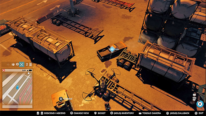 This vehicle can be found inside one of the open containers in the port - Paint jobs, clothing and unique vehicles - Collectibles - Watch Dogs 2 Game Guide