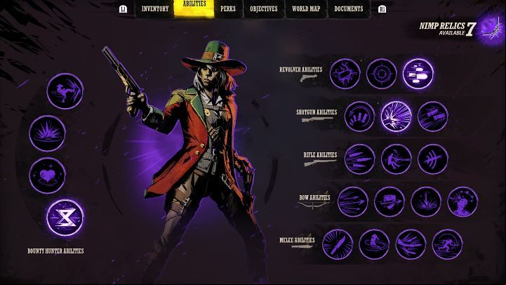 Abilities in Weird West are divided into several categories - Weird West: Character development - Basics - Weird West Guide