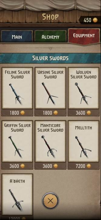 A few swords are particularly interesting - The Witcher Monster Slayer: Store - whats worth buying? - Shop - The Witcher - guide to the game