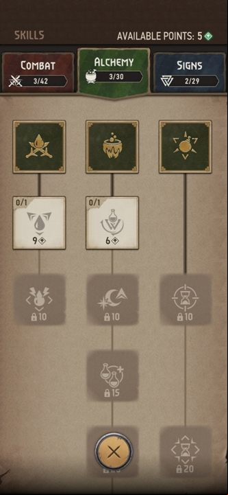 The last thing you will need to do is to open the "potions" section and find two skills - The Witcher Monster Slayer: Not enough room for potions - how to get more? - FAQ - Witcher Monster Slayer Guide