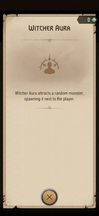 Effect: attracts monsters - The Witcher Monster Slayer: Skills - signs - Skills - Witcher Monster Slayer Guide