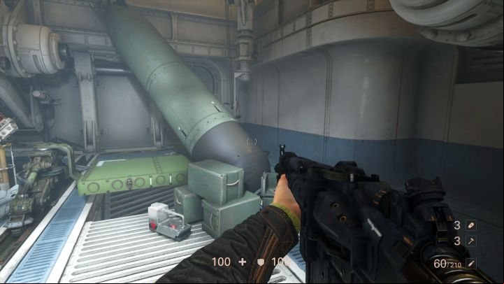 Upgrade kit. - Contraptions | Collectibles and secrets - Chapter 6 - A New Suit - Wolfenstein II: The New Colossus Game Guide