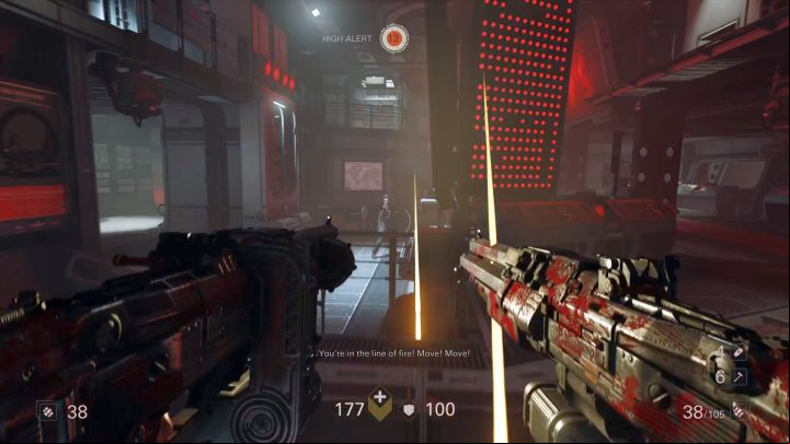 Take out the enemy Commander as quickly as possible. - Ausmerzer | Walkthrough - Chapter 10 - Ausmerzer - Wolfenstein II: The New Colossus Game Guide