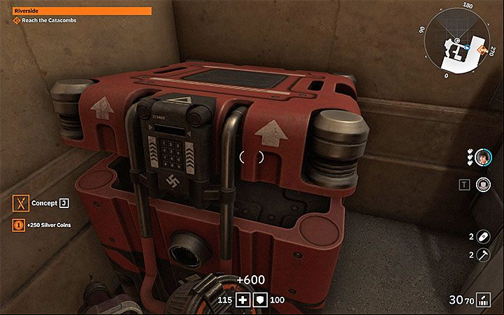 Another way, similar to the one described above - you can open red boxes that require a four-digit code - How to get silver coins in Wolfenstein Youngblood? - FAQ - Frequently Asked Questions - Wolfenstein Youngblood Guide