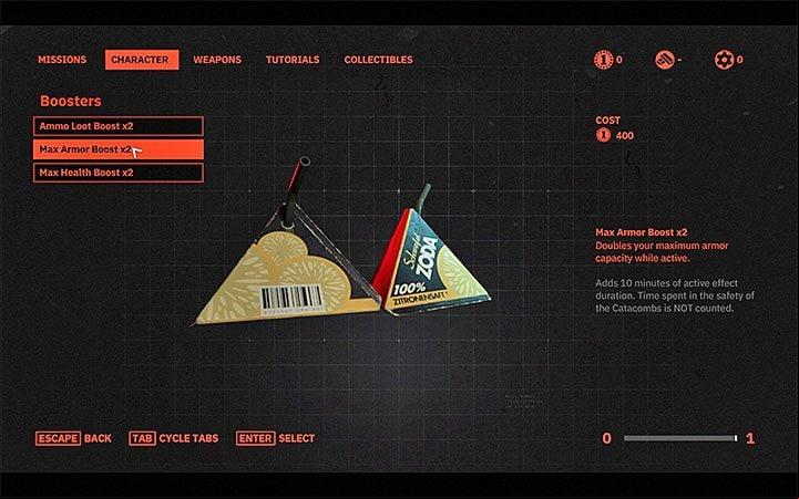 Another idea for spending cash is to buy boosters - What are silver coins for in Wolfenstein Youngblood? - FAQ - Frequently Asked Questions - Wolfenstein Youngblood Guide