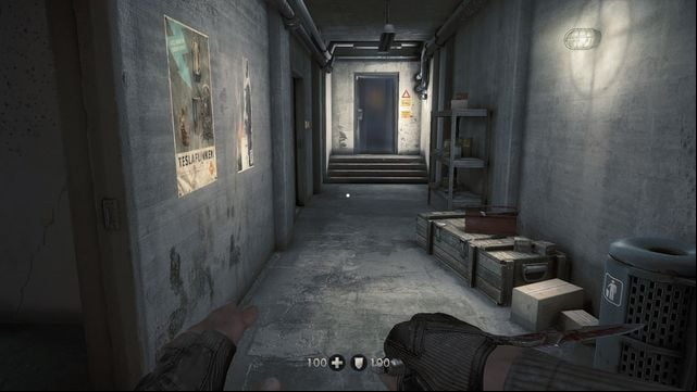 In the room on the left - The Eisenwald Prison - Secrets - Wolfenstein: The New Order - Game Guide and Walkthrough