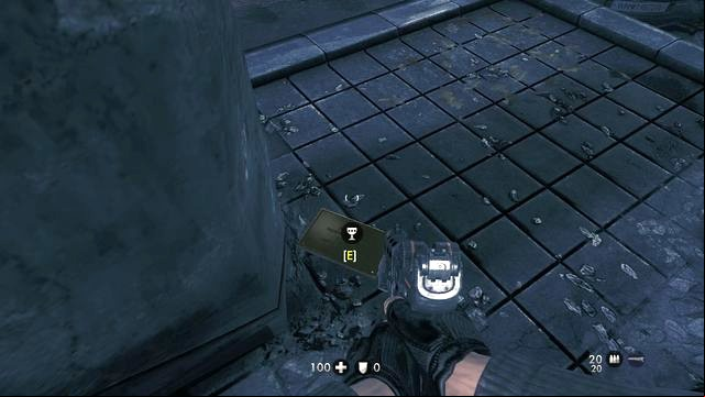 At the monument base - London Nautica - Secrets - Wolfenstein: The New Order - Game Guide and Walkthrough