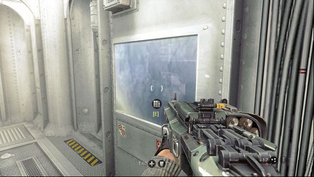 The map on the first floor, right behind the first corridor. - U-Boat - Secrets - Wolfenstein: The New Order - Game Guide and Walkthrough