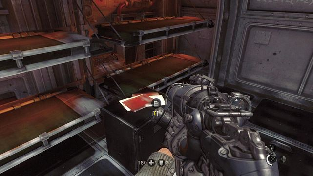 In the next room - U-Boat - Secrets - Wolfenstein: The New Order - Game Guide and Walkthrough