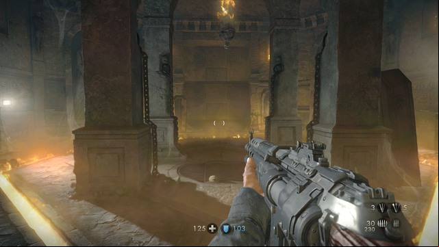 Piece of gold #64 - Chapter 8 - Dig Site - Secrets - Wolfenstein: The Old Blood - Game Guide and Walkthrough